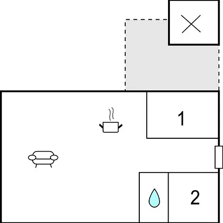 2 Bedroom In Сasa de vacaciones